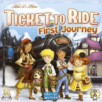 Ticket To Ride First Journey Europe - Board Game