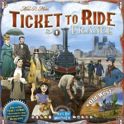 Ticket To Ride France/Old West - Board Game