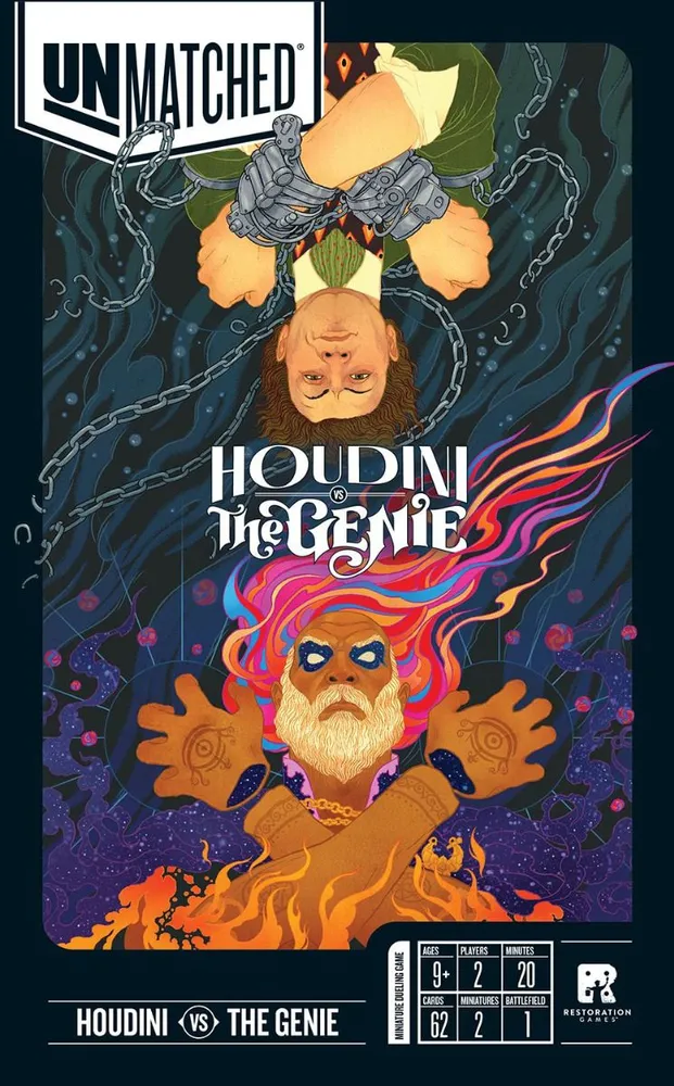 Unmatched Houdini Vs. The Genie - Board Game