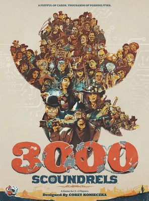 3000 Scoundrels - Board Game