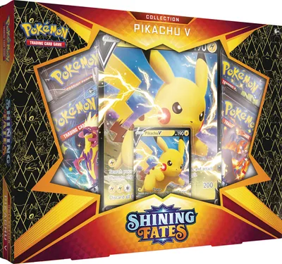 Pokemon Shining Fates Pikachu V Box