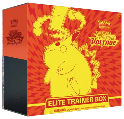 Pokemon Sword & Shield 4 Vivid Voltage Elite Trainer Box