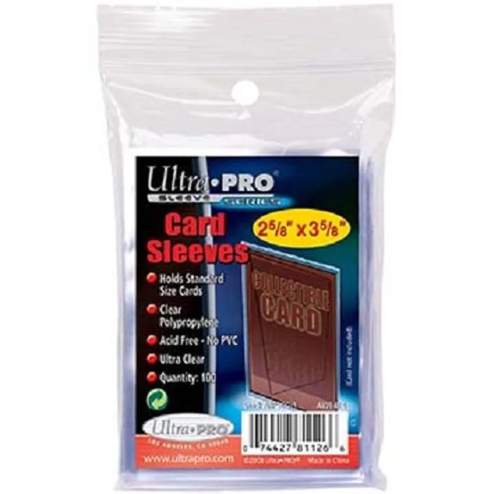 Ultra-Pro 100-count 2⅝" x 3⅝" Card Sleeves (Penny Sleeves)