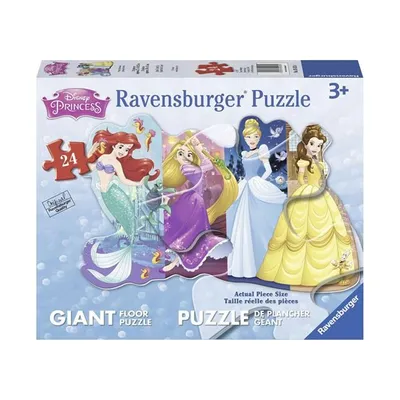 Ravensburger Pretty Princesses 24 Piece Shaped Floor Puzzle