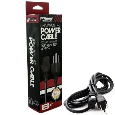 AC Power Cord for Original PS3, XB360
