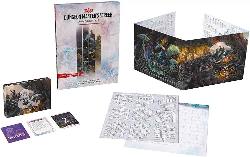 Dungeons & Dragons 5th Edition Dungeon Master's Screen Dungeon Kit