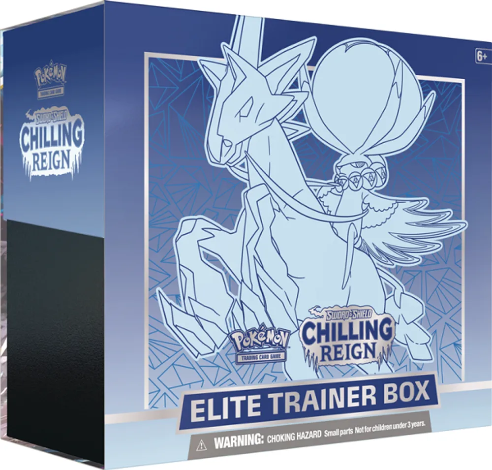 Pokemon Sword & Shield 6 Chilling Reign Elite Trainer Box