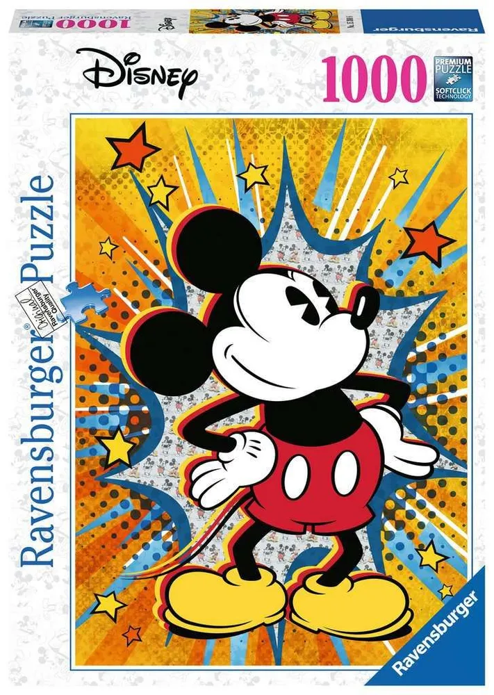 Ravensburger Retro Mickey 1000 Pc Puzzle