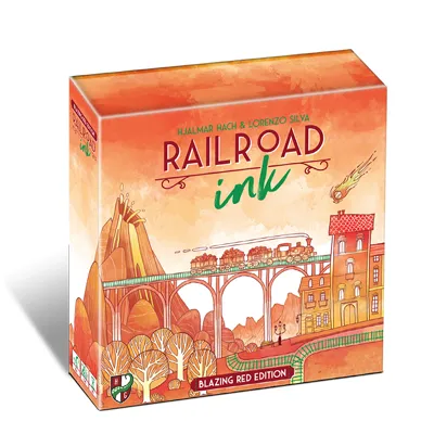 Railroad Ink Blazing Red Edition - Board Game