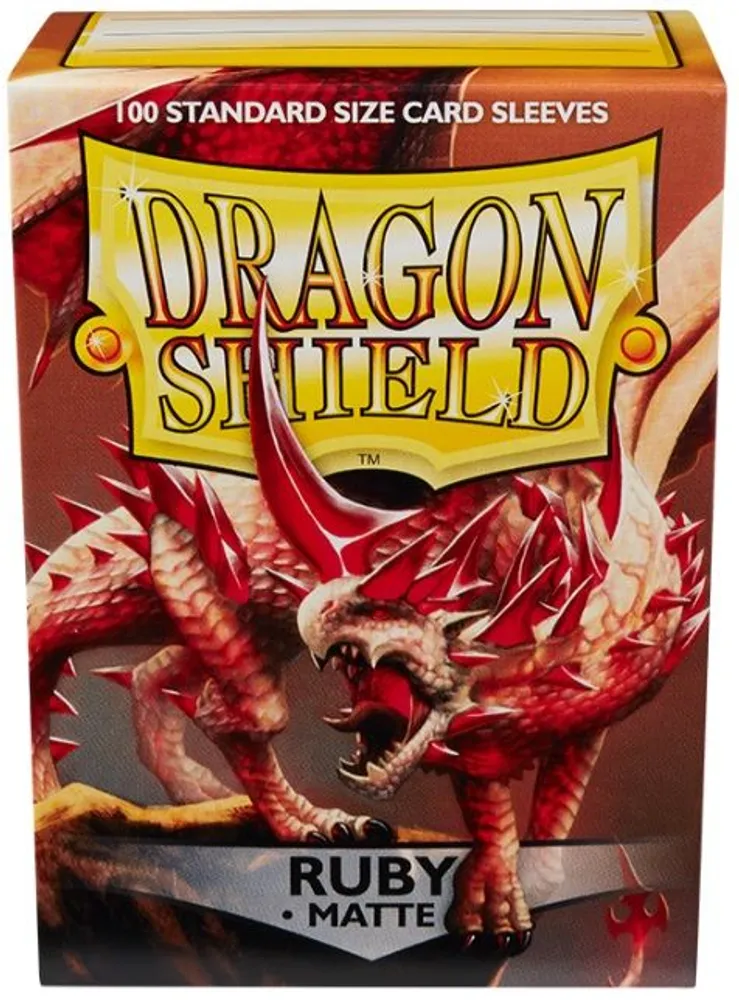 Dragon Shield Sleeves Dual Matte Ruby