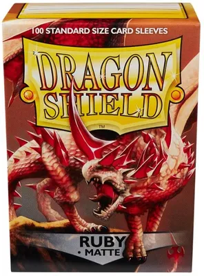 Dragon Shield Sleeves Dual Matte Ruby