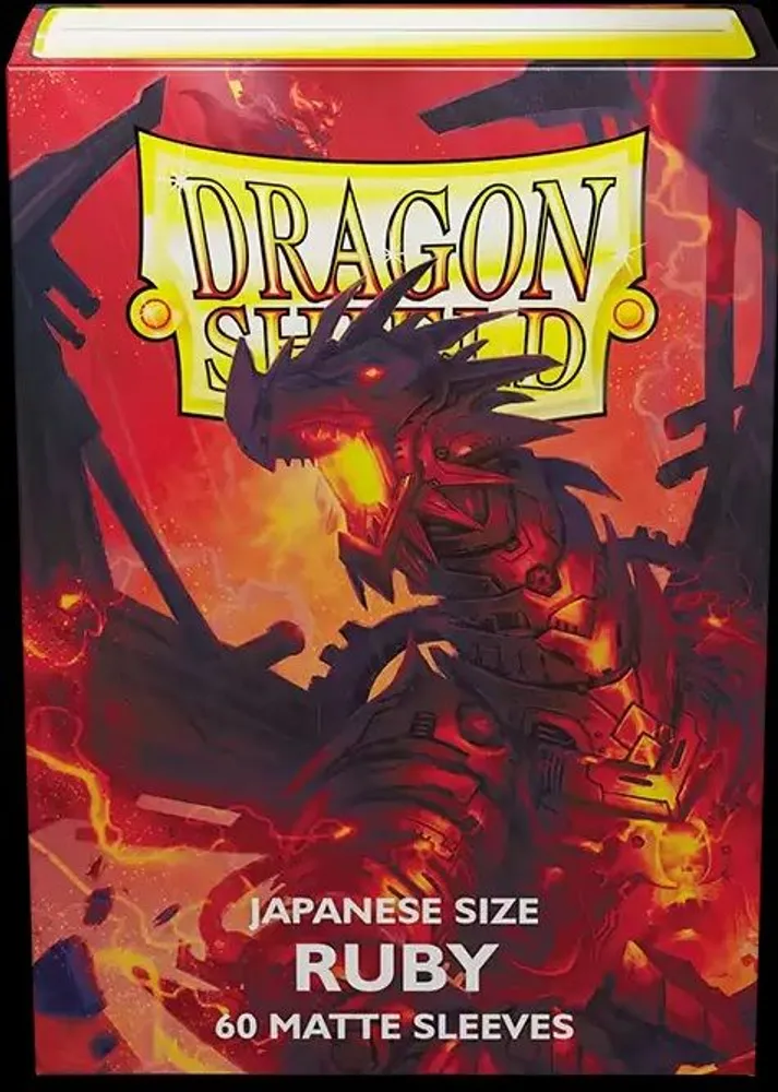 Dragon Shield Sleeves Dual Japanese Matte Ruby