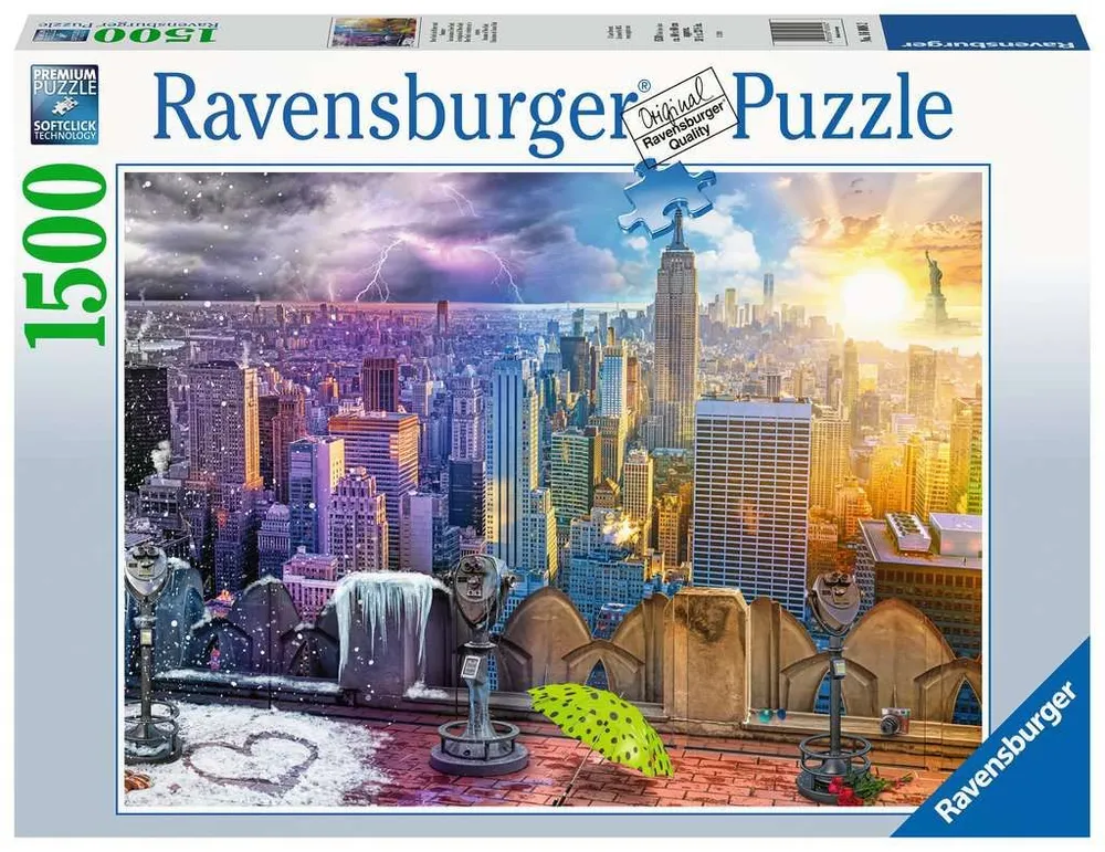 Ravensburger Seasons Of New York (1500Pc) Puzzle