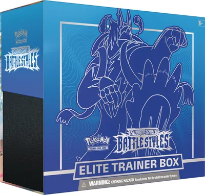 Pokemon Sword & Shield 5 Battle Styles Elite Trainer Box Blue Rapid Strike Urshifu