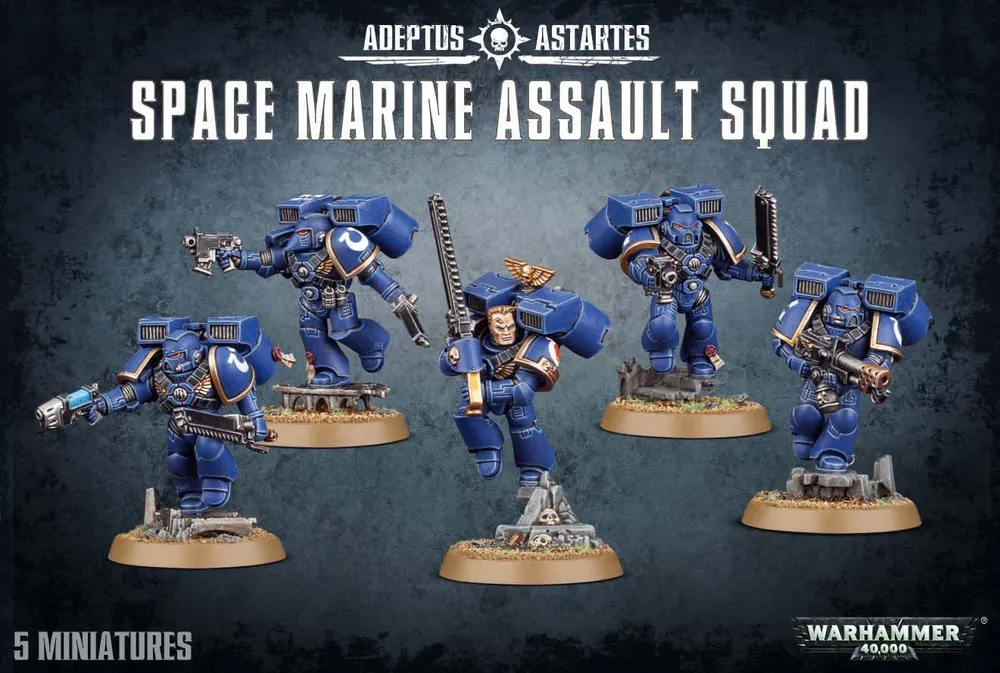 Warhammer Space Marines Assault Squad