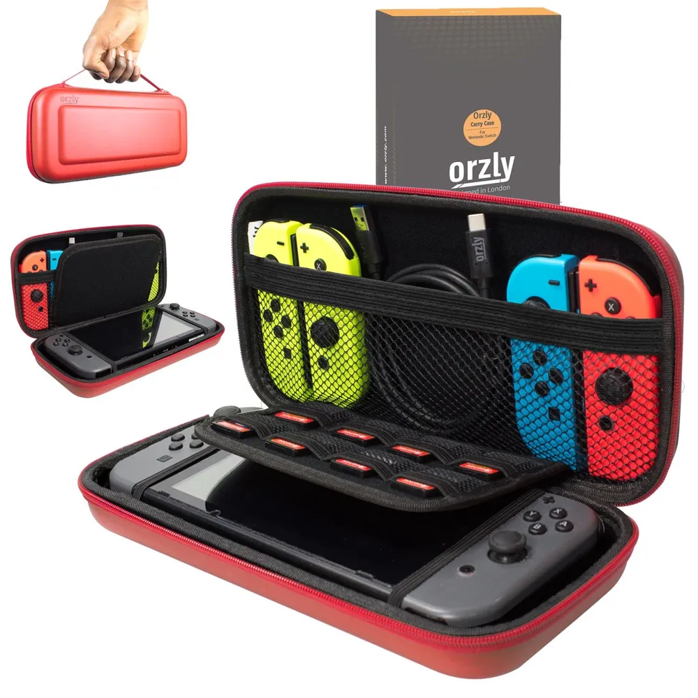 Hard Case Orzly Red - Nintendo Switch