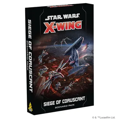 Star Wars X-Wing 2nd Edition: Siege Of Coruscant Scenario Pack - Board Game