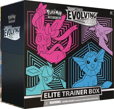 Pokemon Sword & Shield 7 Evolving Skies Elite Trainer Box Sylveon