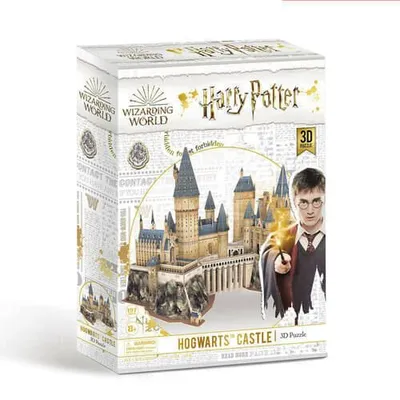 Harry Potter 3D Hogwarts Castle Medium 198 Piece - Puzzle