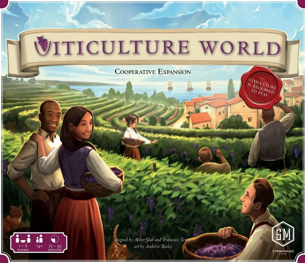 Viticulture World Cooperative Expansion - Board Game