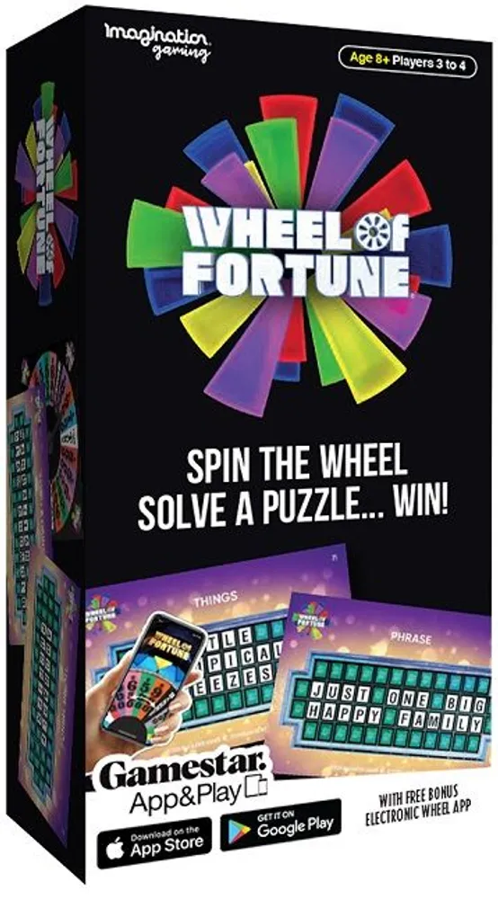 Wheel of Fortune Card Game - Board Game
