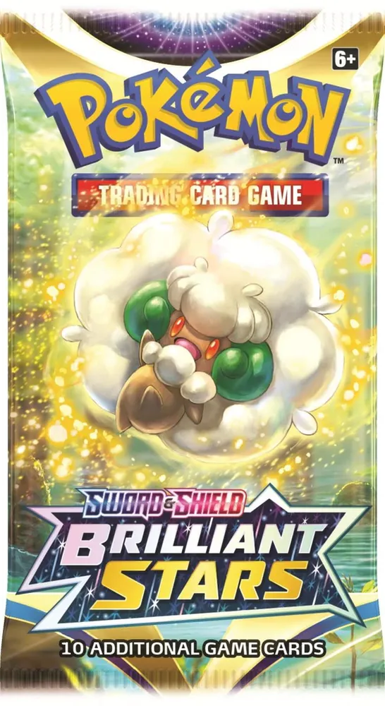 Pokemon Sword & Shield 9 Brilliant Stars Booster Pack