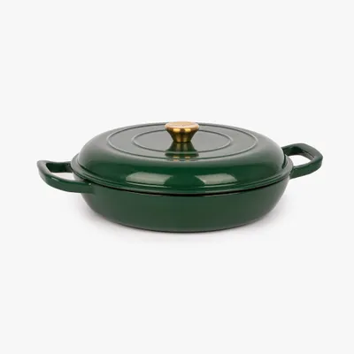 Caçarola paella ferro fundido verde D30 cm CHEF