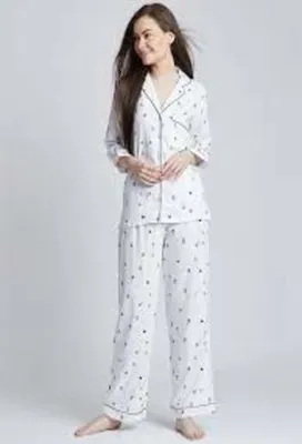 Button Down Pajama Suit