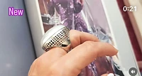 Carolina Olivares pearl ring