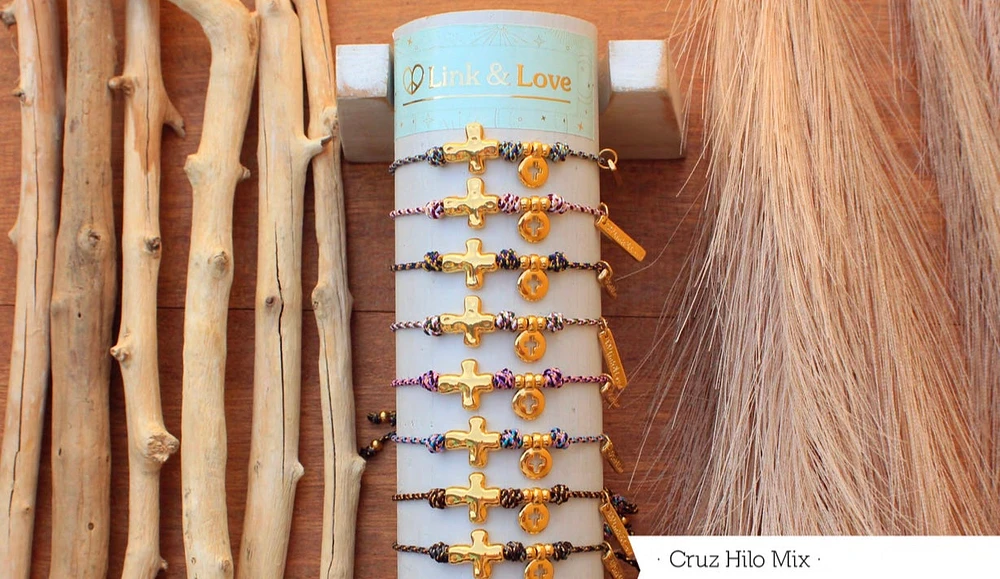 Ll cruz hilo mix pulsera