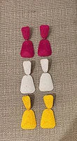 M Rafia earings