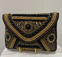 S beaded clutch