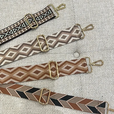 M Embroidery straps for crossbody bags