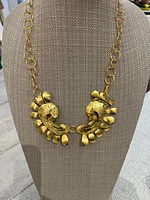 Cm brass necklace