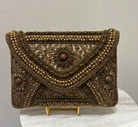 S beaded clutch