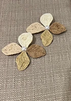 M Rafia earings