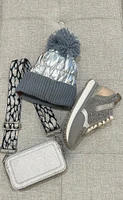 Metallic beanie