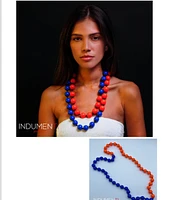 Indumenti color block necklace