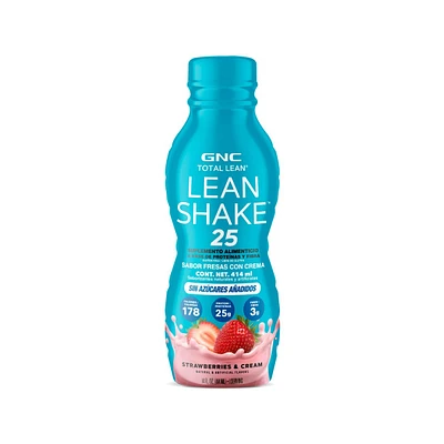 Lean Shake 25 Bebida de Proteína Total Lean Fresa 414 Mililitros