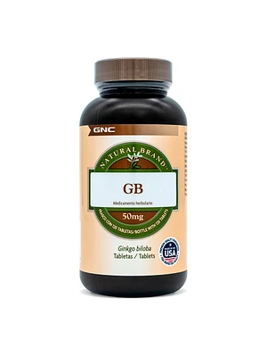 GB Ginkgo Biloba Natural Brand 120 Tabletas