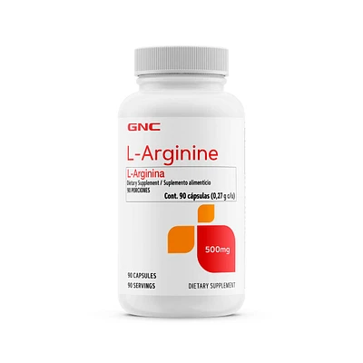L-Arginina 500 mg GNC 90 Cápsulas