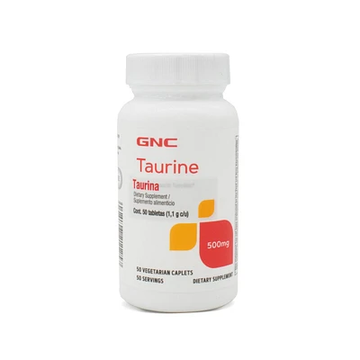 Taurina 500 mg GNC 50 Tabletas