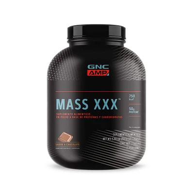 GNC AMP Mass XXX Mezcla de Proteínas alto en carbohidratos Chocolate - 6 lb