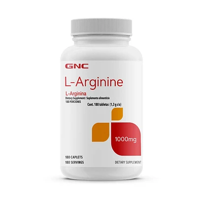 L-Arginina 1000 mg GNC 180 Tabletas