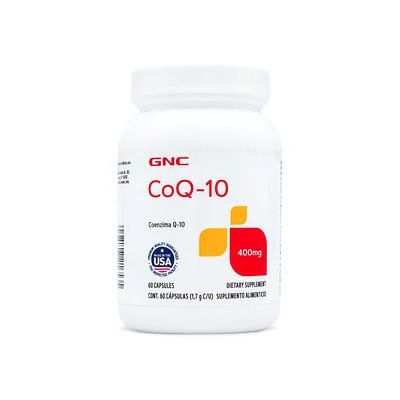 Coenzima Q-10 400 mg GNC 60 Cápsulas