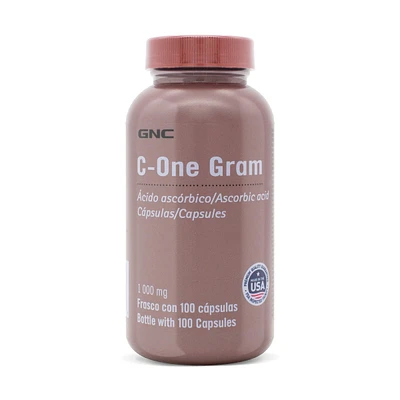 C-One Gram Vitamina C 1000 Mg GNC 100 Cápsulas