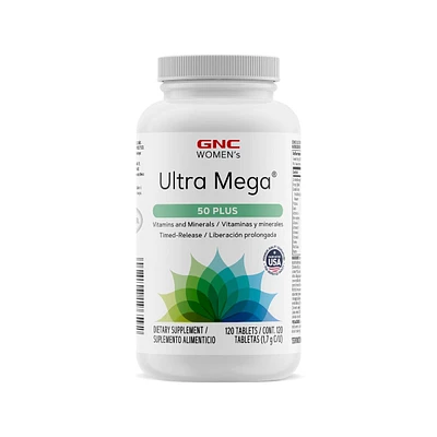 Women's Ultra Mega 50 Plus Vitaminas Womens 120 tabs