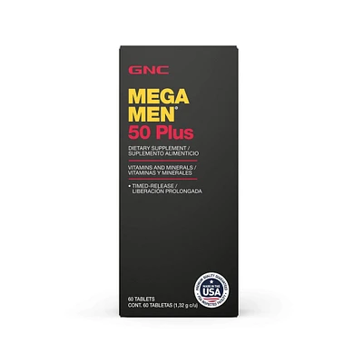 Mega Men 50 Plus Vitaminas y Minerales Men's 60 Tabletas