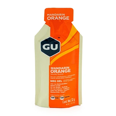 Gel con Carbohidratos y aminoácidos GU Naranja 32 gr