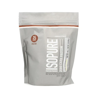 Zero Carb Proteína Isopure Cookies & Cream 454 Gramos